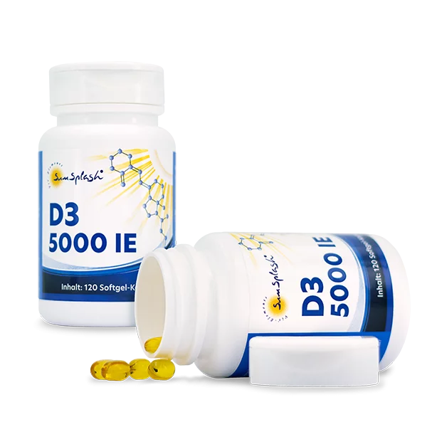 Vitamina D3 5,000 I.U. (120 softgel caps.)