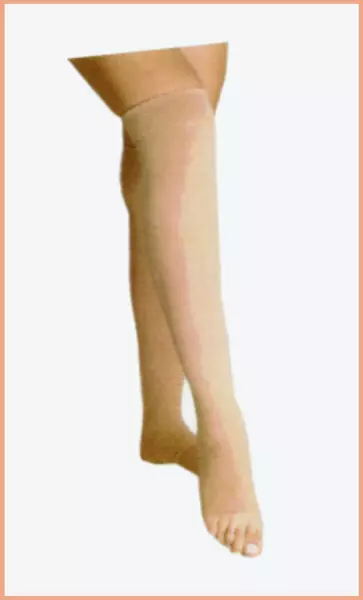 Calze a compressione Medic color pelle / senza punta (A-D)